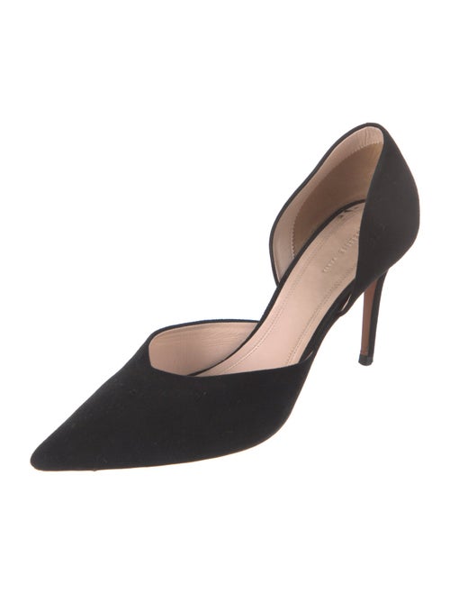 Celine Suede D'Orsay Pumps