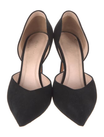 Celine Suede D'Orsay Pumps