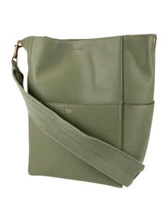 Celine Leather Seau Sangle Large