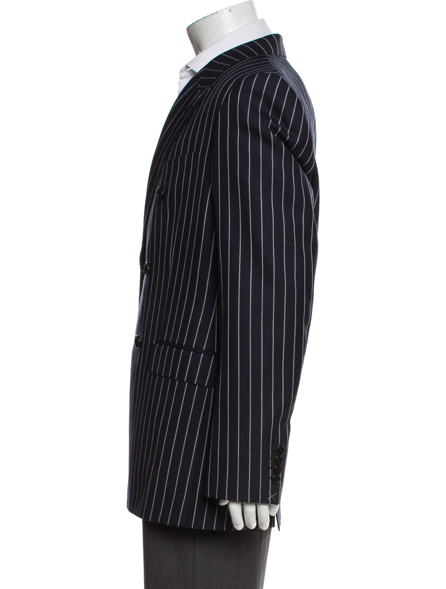 Celine Wool Striped Blazer