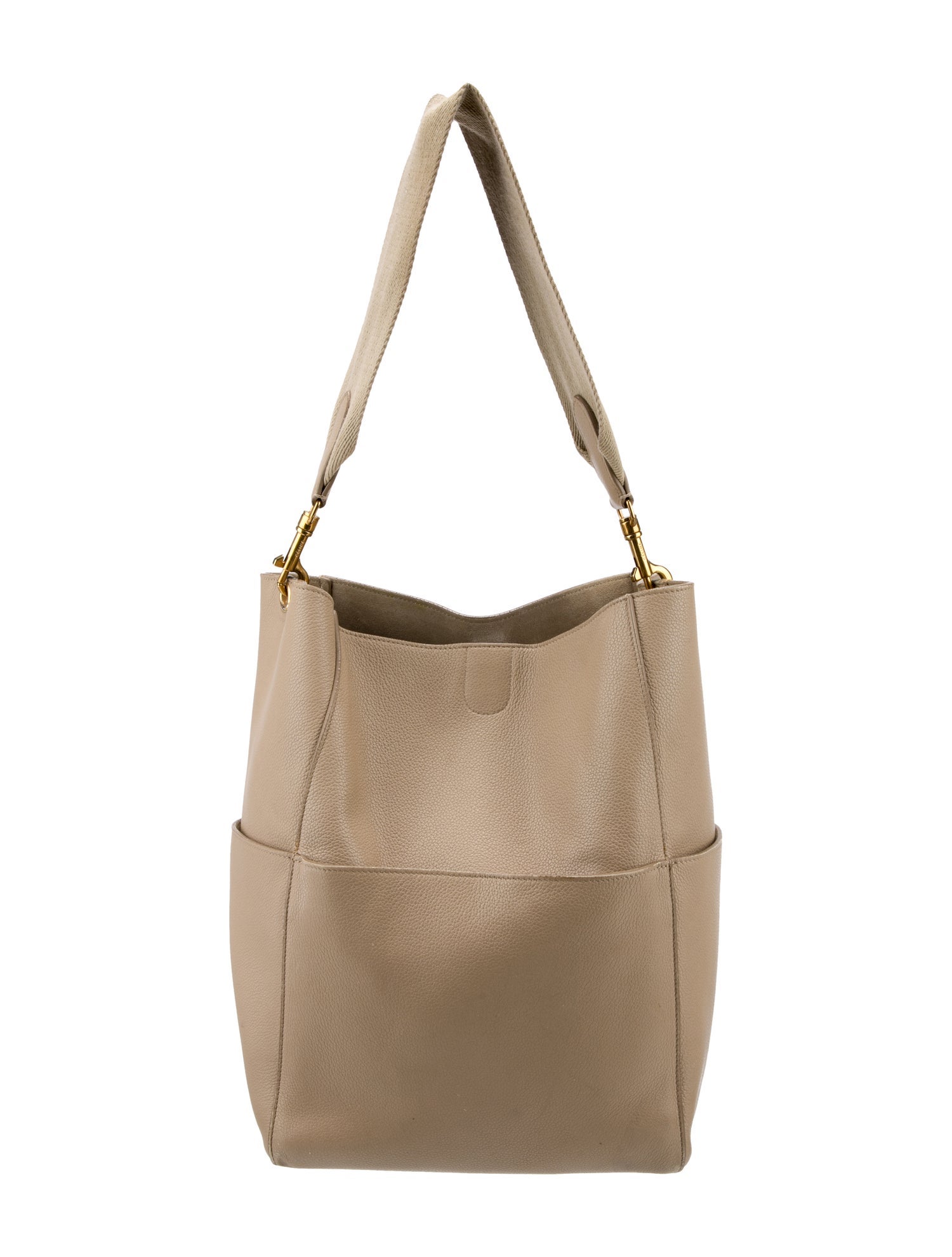 Celine Leather Seau Sangle Medium