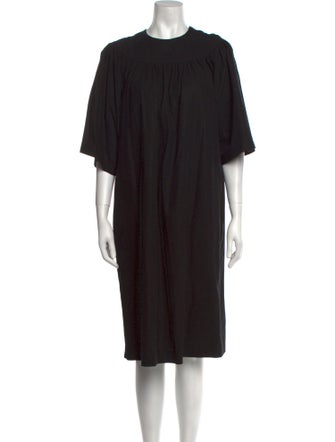 Celine Crew Neck Midi Length Dress