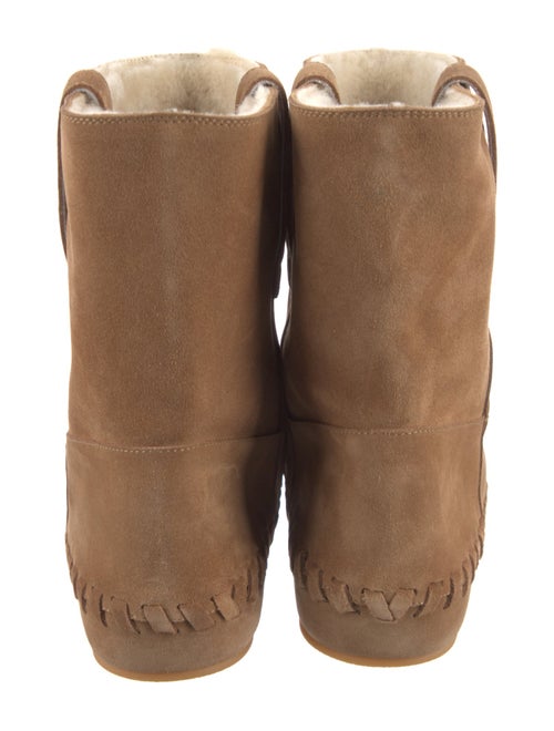 Celine Suede Whipstitch Trim Boots w/ Tags