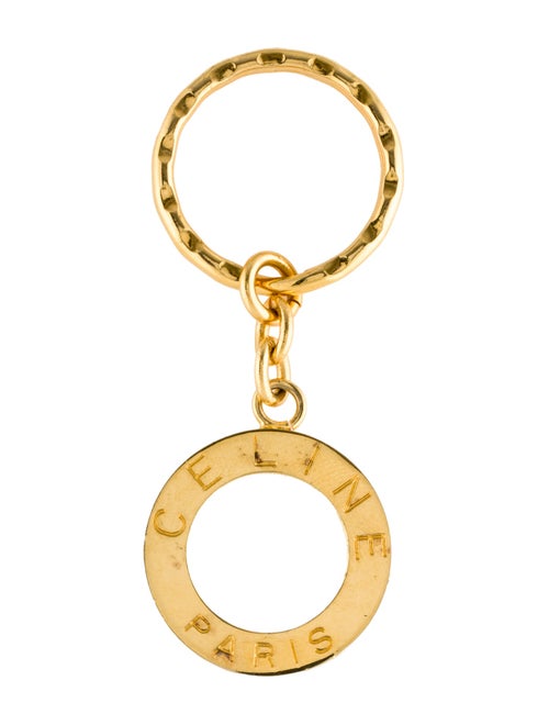 Celine gold keychain