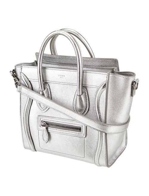 Celine Leather Luggage Nano