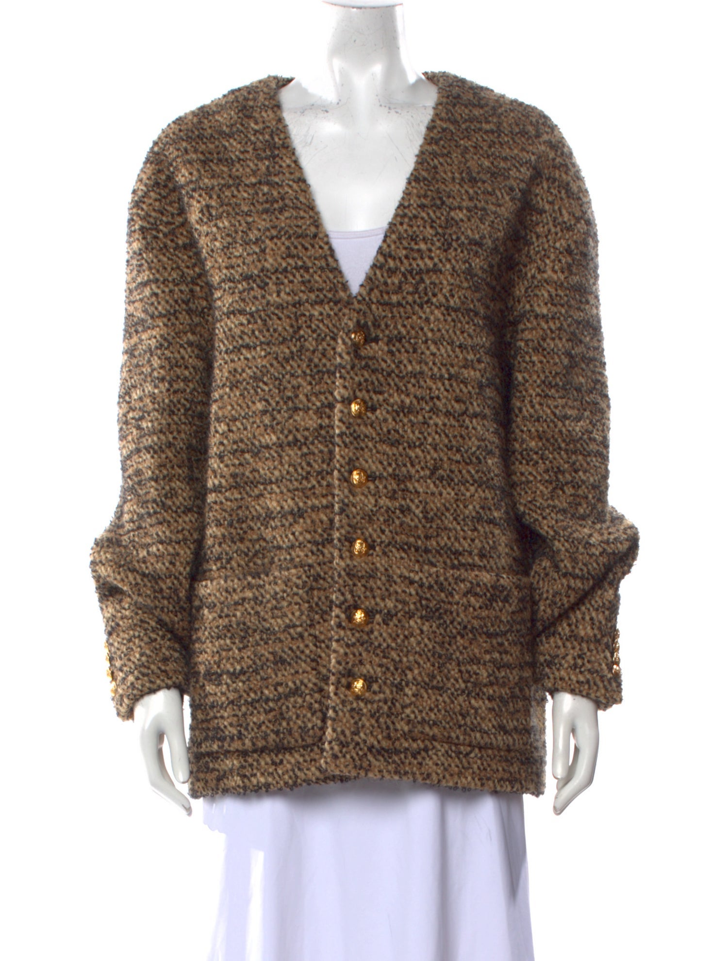 Celine Wool V-Neck Sweater w/ Tags