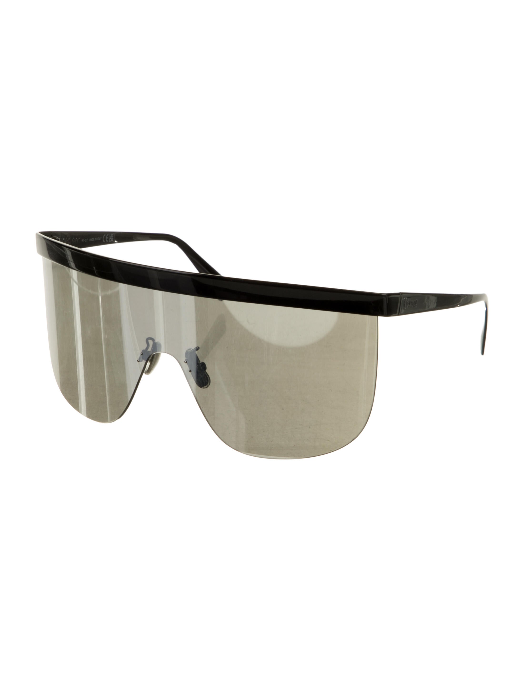 Celine Shield Mirrored Sunglasses