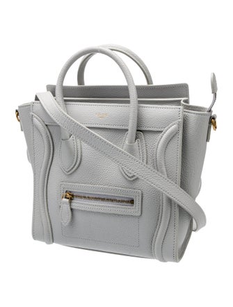 Celine Leather Luggage Nano