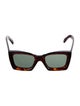 Celine Square Tinted Sunglasses