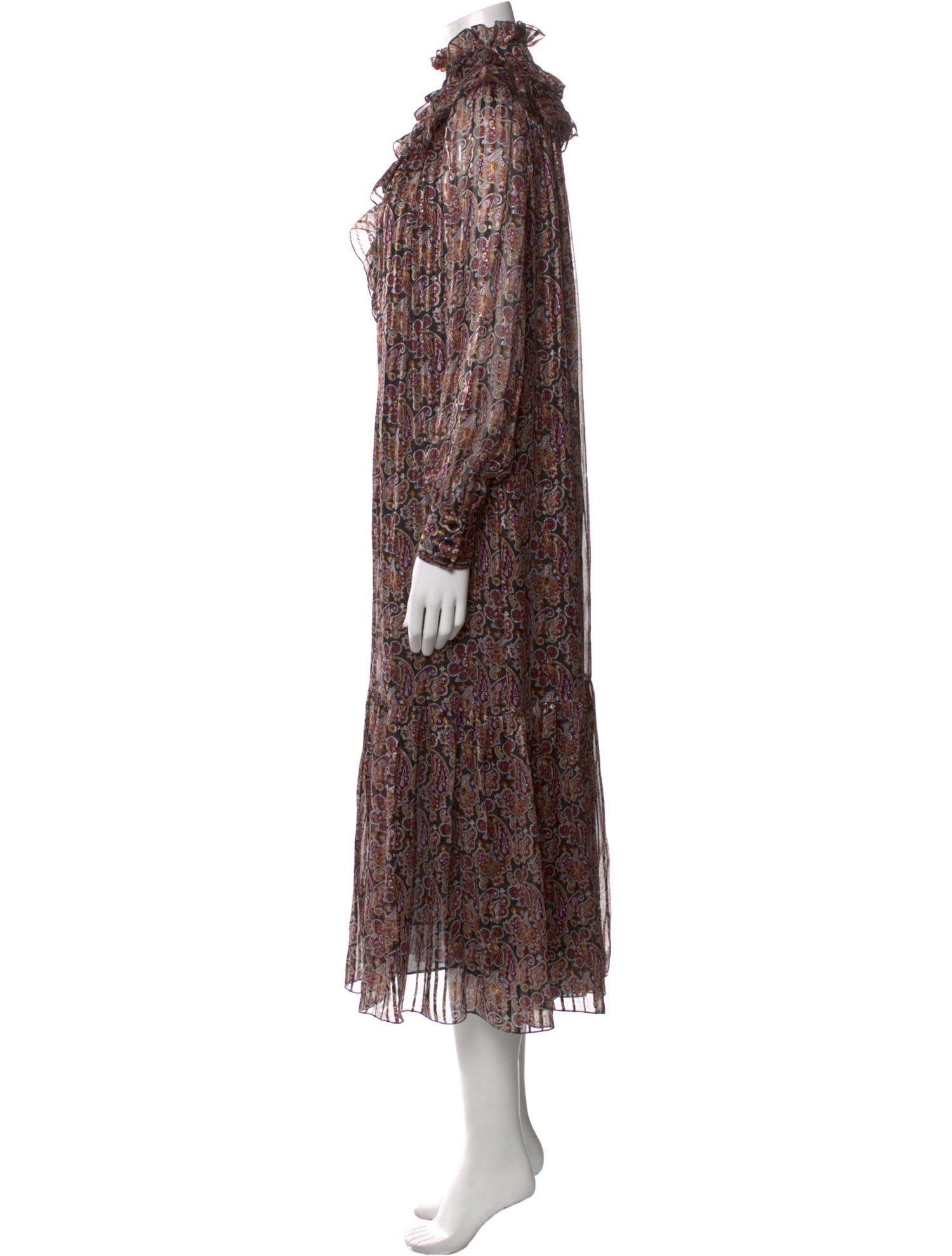 Celine Silk Long Dress