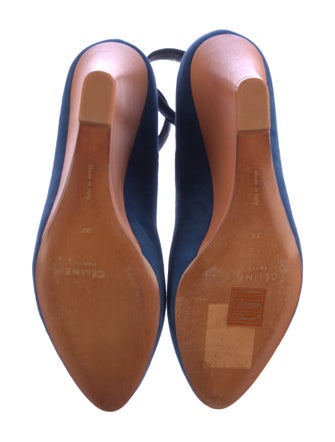 Celine Suede Pumps