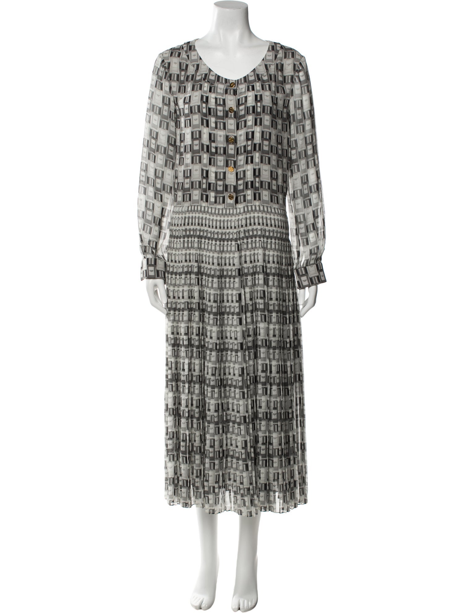 Celine Silk Long Dress w/ Tags