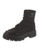 Celine Bulky D Up Shiny Bull Nylon Combat Boots