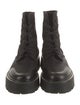Celine Bulky D Up Shiny Bull Nylon Combat Boots