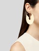 Celine Slide Round Hoop Earrings