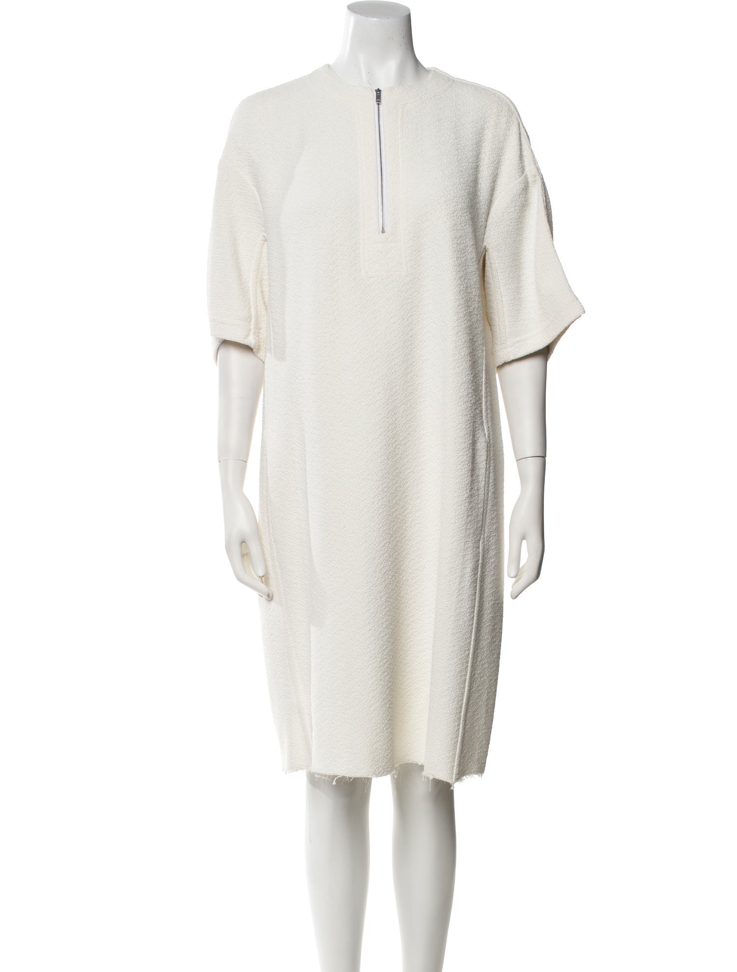 Celine Crew Neck Knee-Length Dress