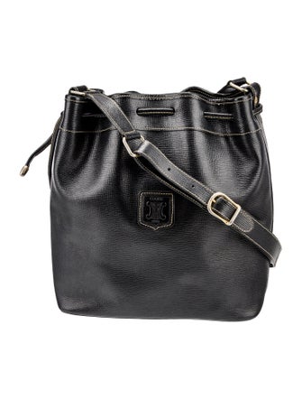 Celine Leather Bucket Bag