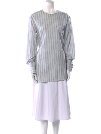 Celine Striped Crew Neck Tunic
