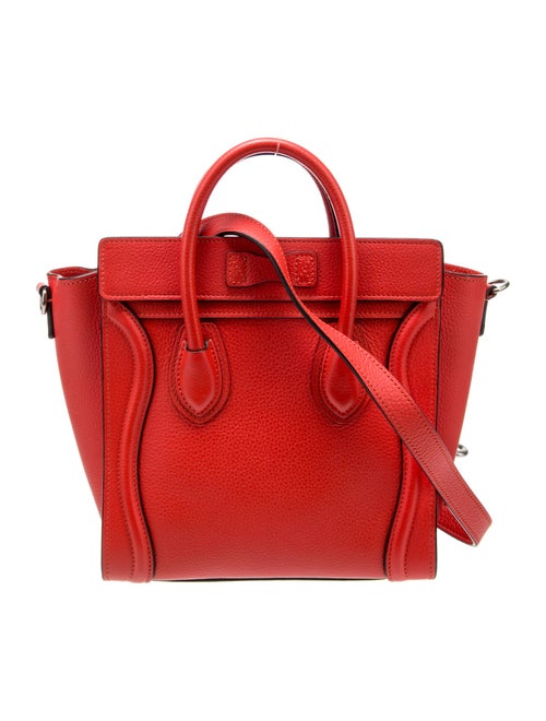 Celine Leather Luggage Nano