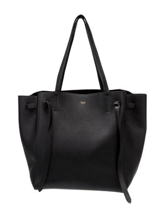 Celine Leather Cabas Phantom w/Belt Small