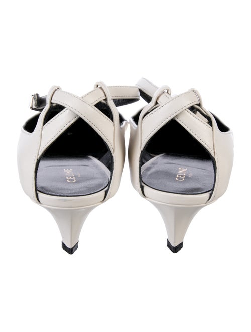 Celine Leather Slingback Pumps