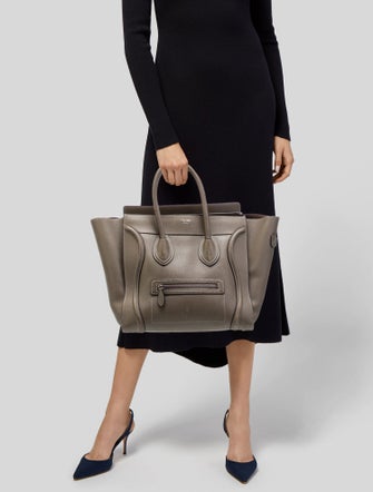 Celine Leather Luggage Mini