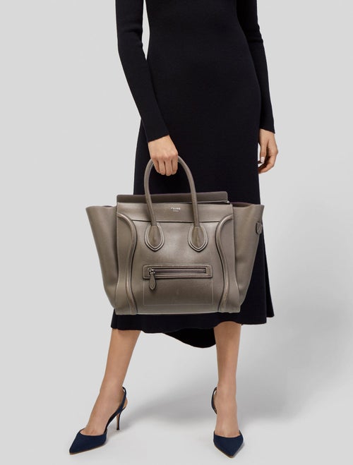 Celine Leather Luggage Mini