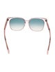 Celine Round Gradient Sunglasses