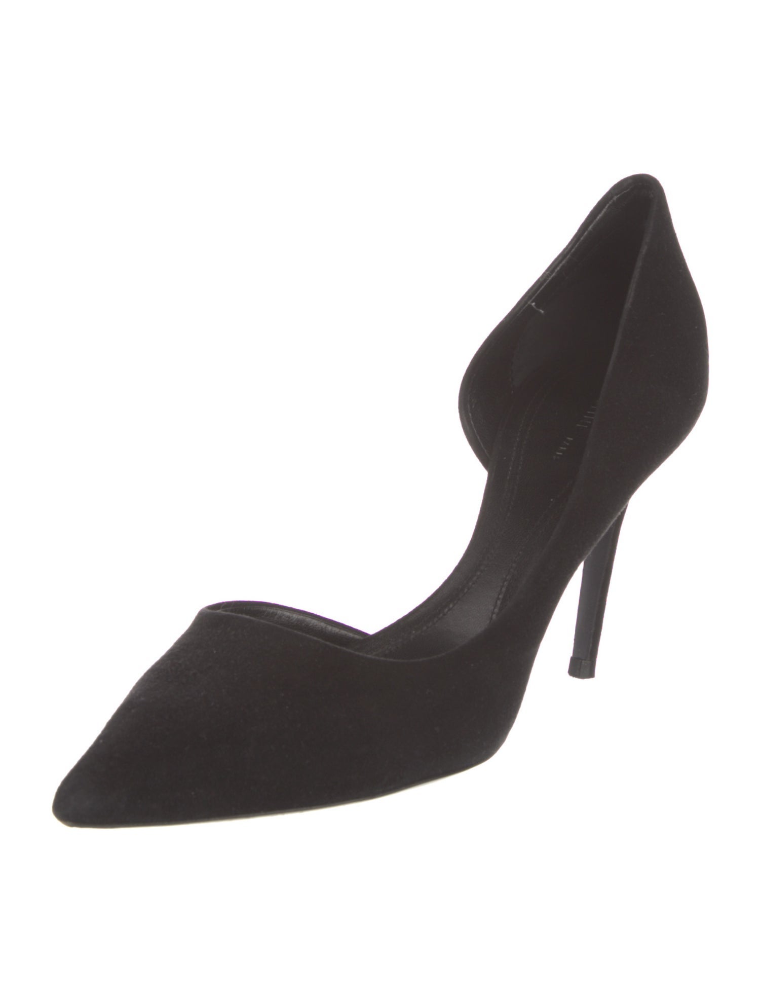 Celine Suede D'Orsay Pumps