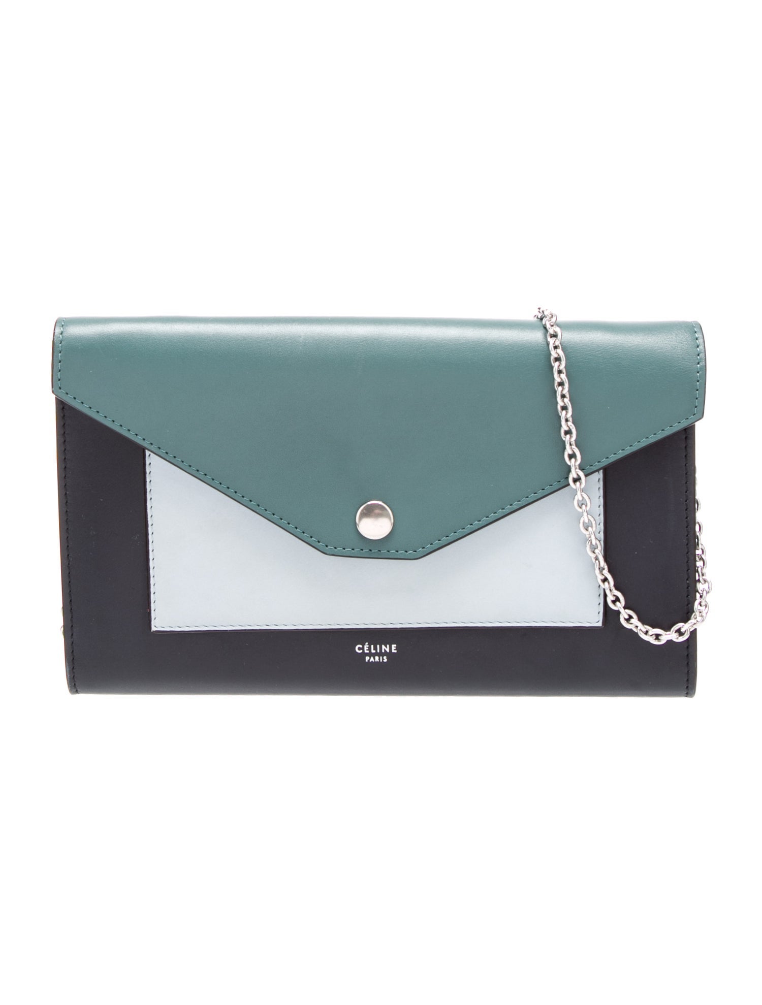 Celine Leather Pocket Envelope
