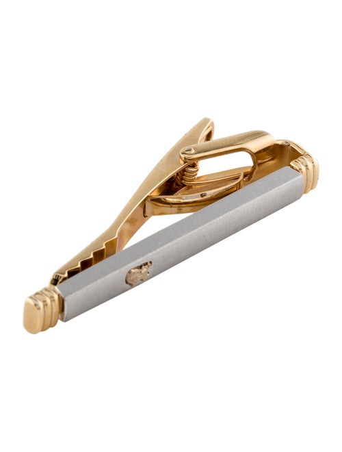Celine Two-Tone Tie Clip