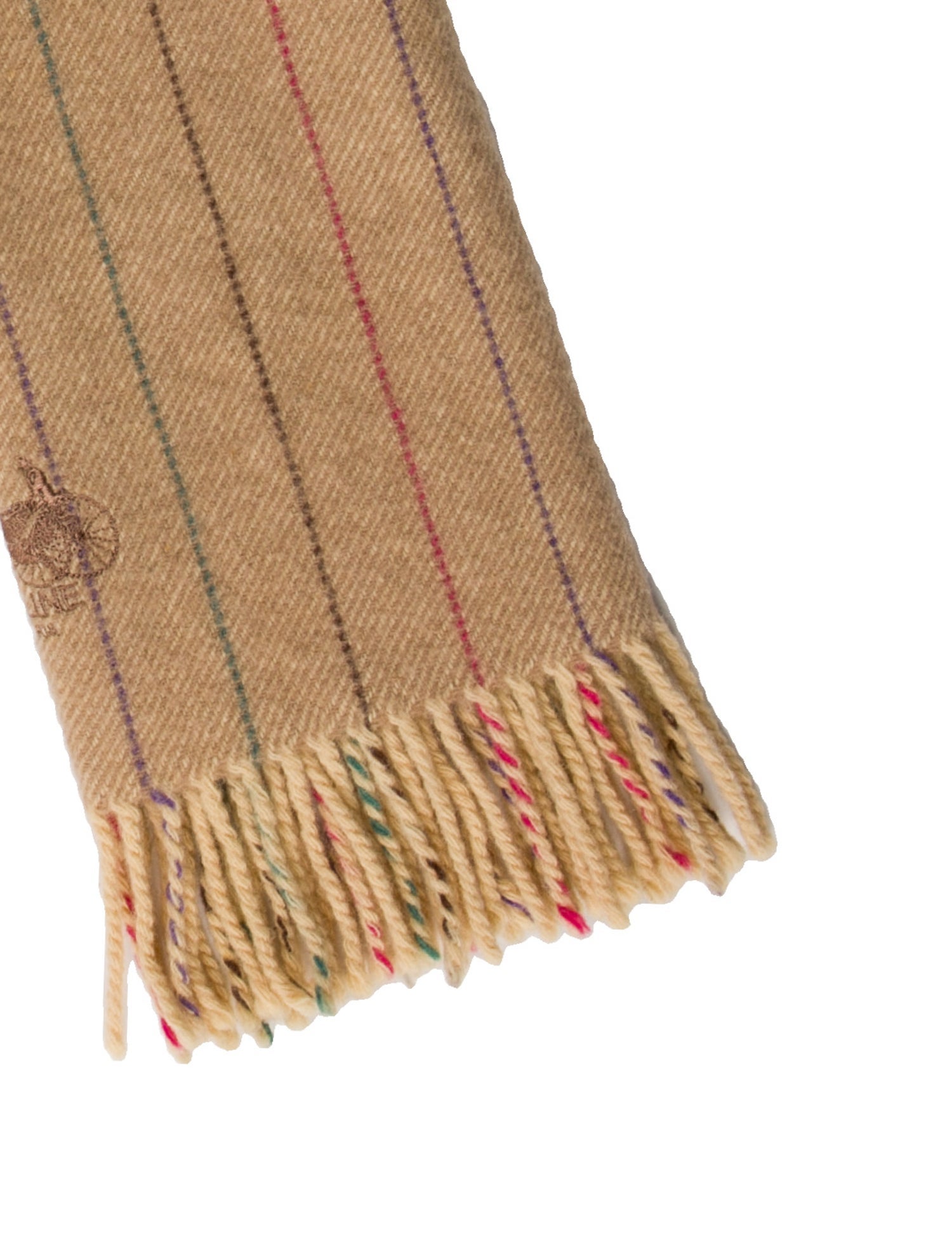 Celine Wool Striped Scarf