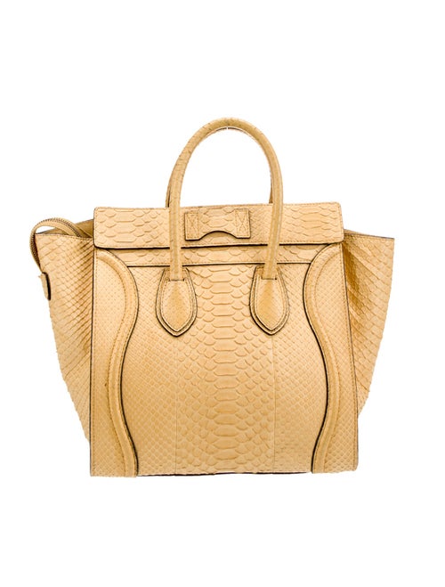 Celine Python Luggage Mini
