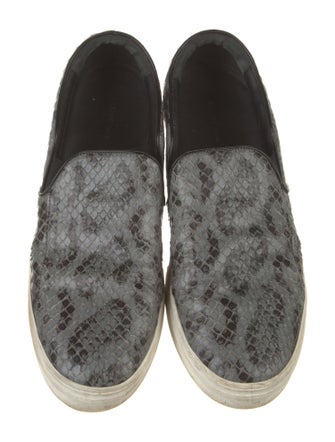 Celine Snakeskin Animal Print Espadrilles