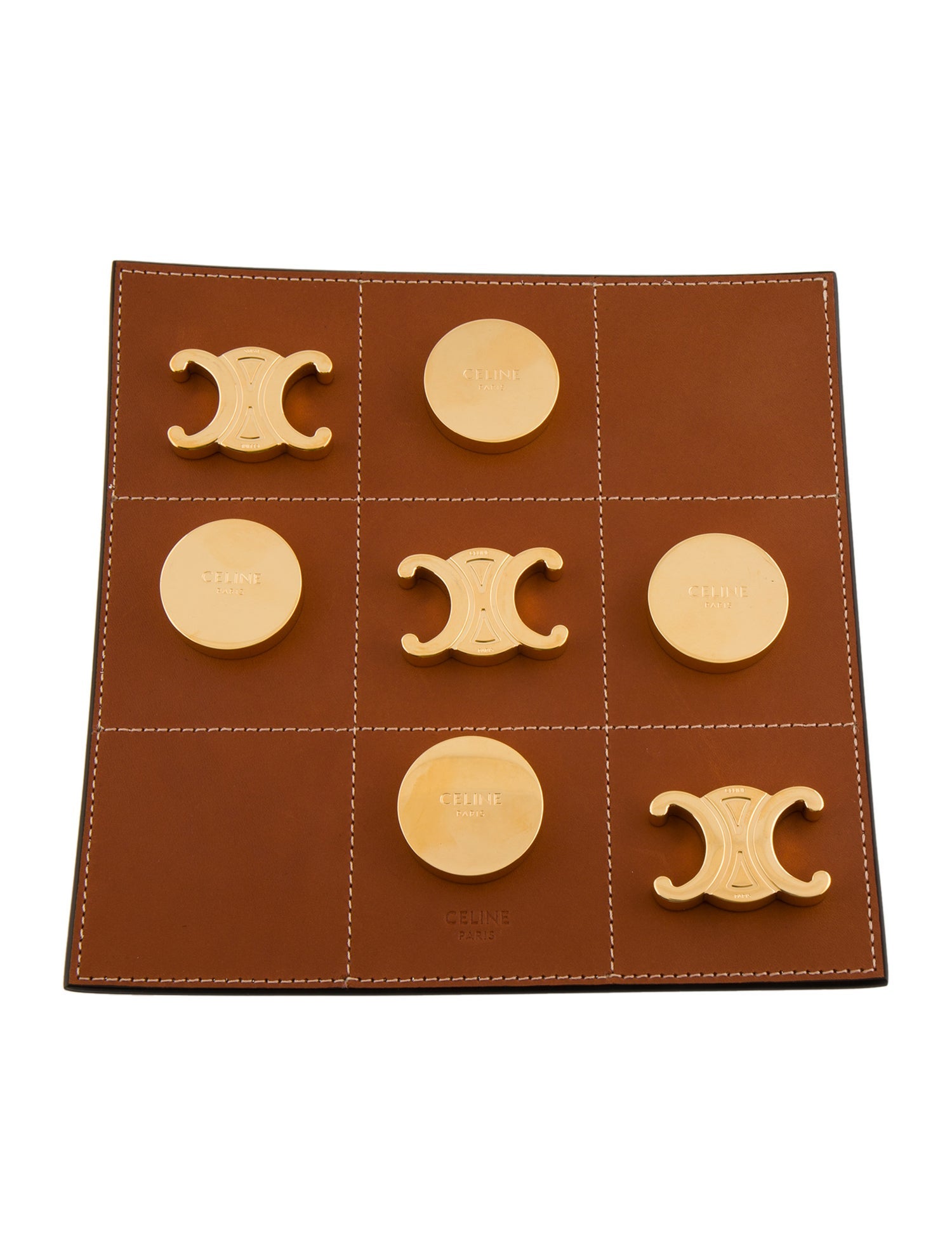 CELINEより【TIC TAC TOE】 Celine Tic Tac Toe game Set - Brown Decorative Accents, Decor