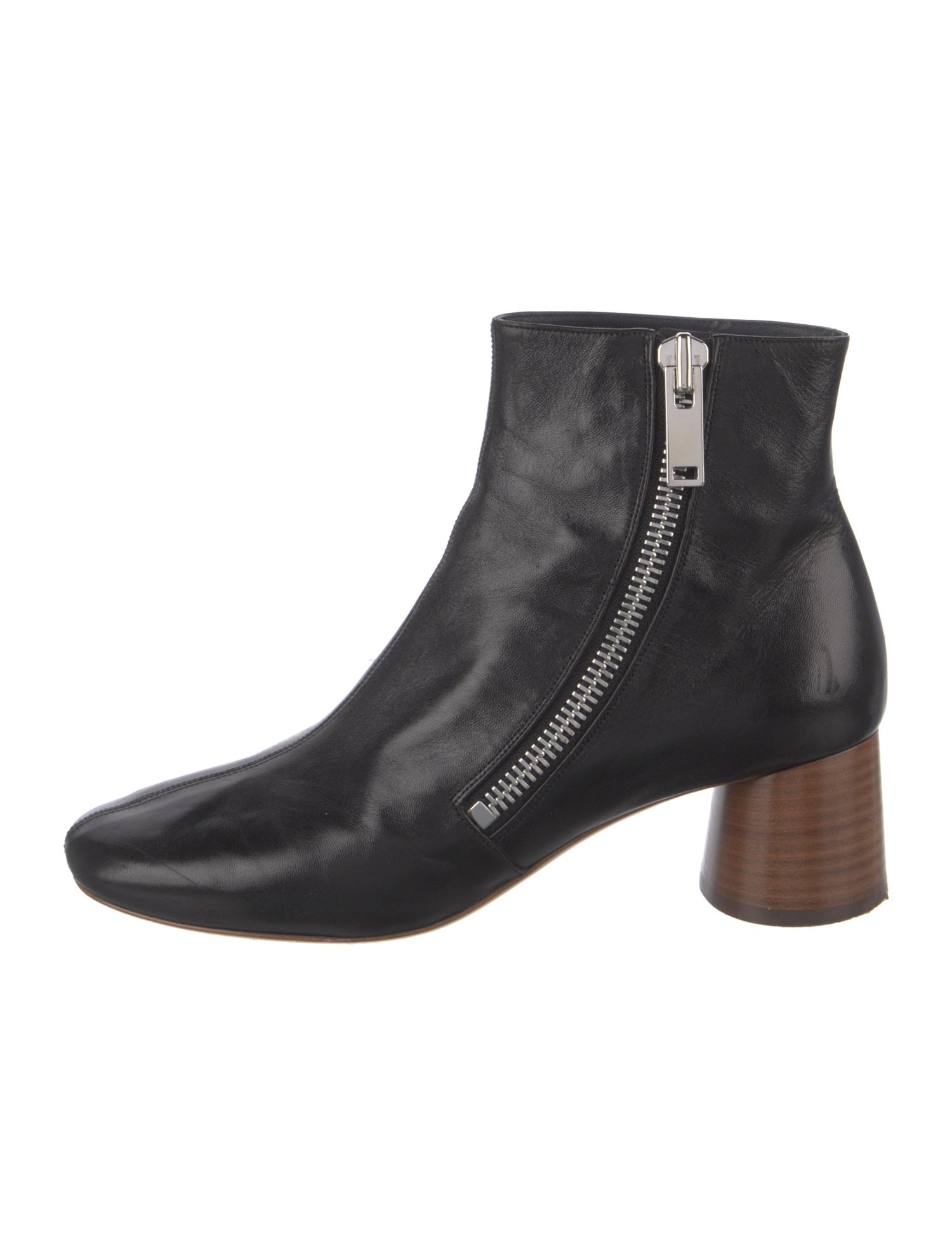 Celine Leather Printed Boots