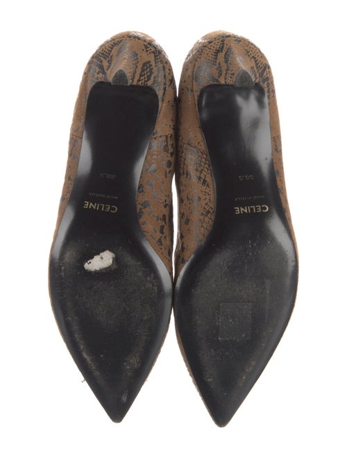 Celine Suede Animal Print Boots