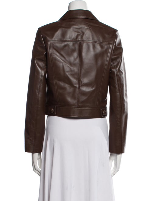 Celine Leather Biker Jacket