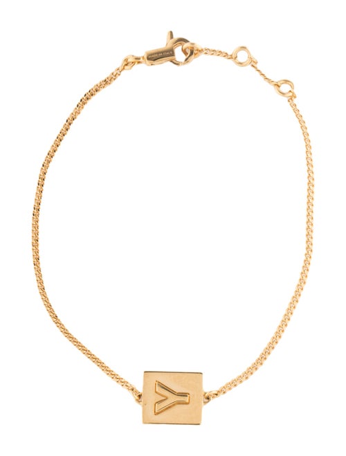 Celine Initial 'Y' Station Bracelet