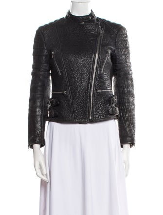 Celine Leather Biker Jacket