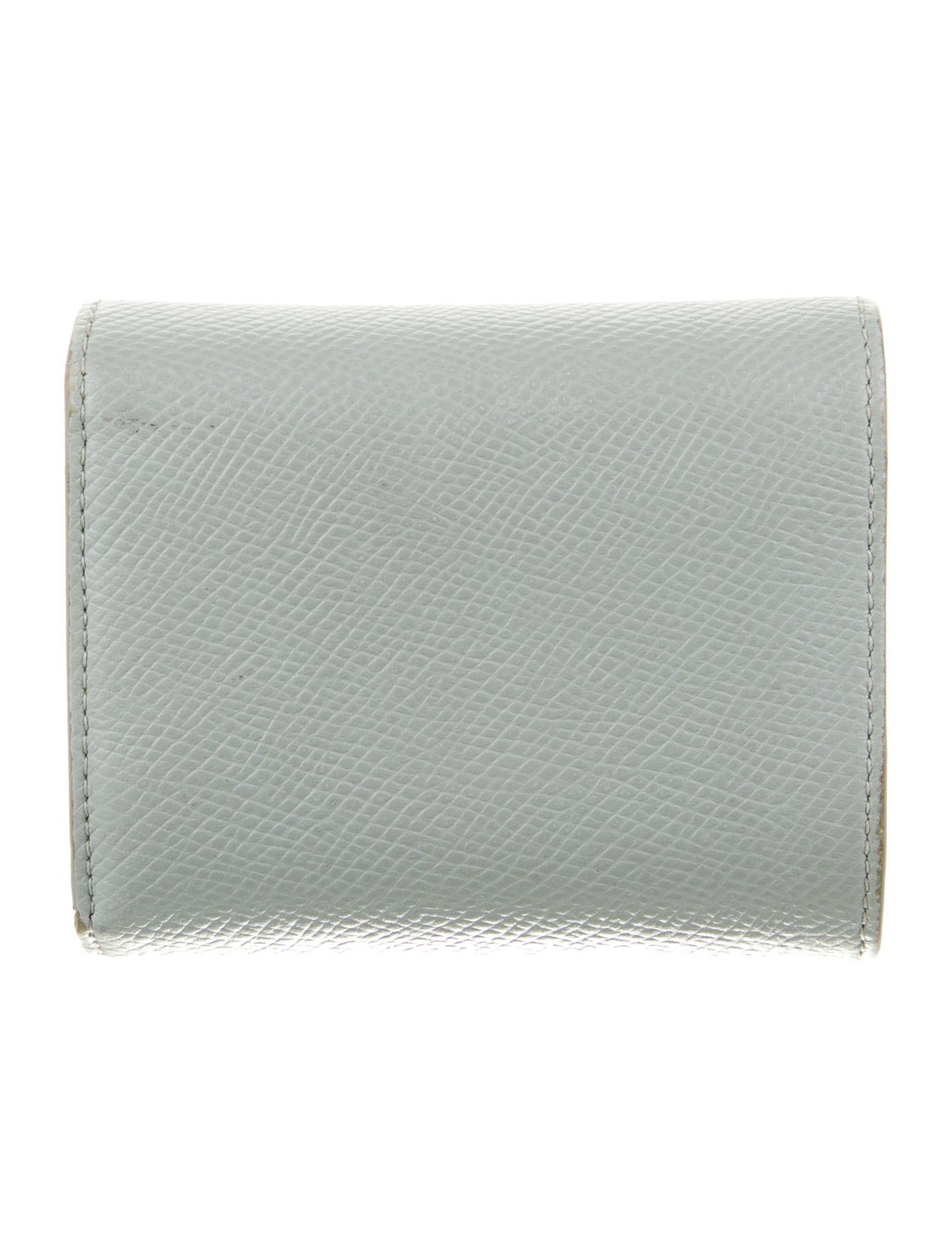 Celine Leather Compact Wallet