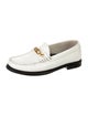 Celine Leather Chain-Link Accents Loafers