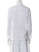 Celine Three-Quarter Sleeve Button-Up Top