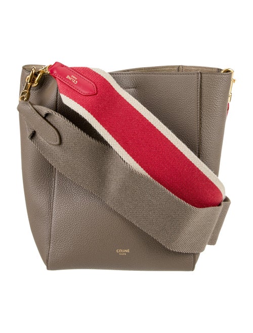 Celine Leather Seau Sangle