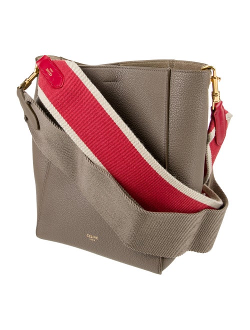 Celine Leather Seau Sangle