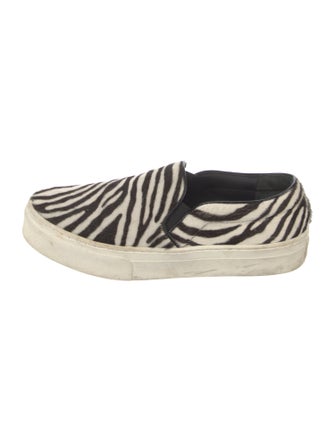 Celine Ponyhair Animal Print Sneakers