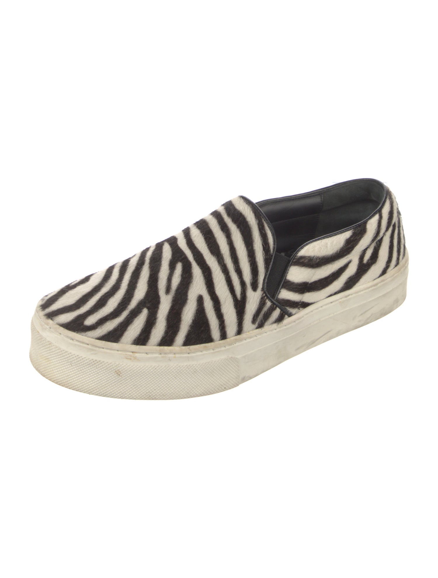 Celine Ponyhair Animal Print Sneakers