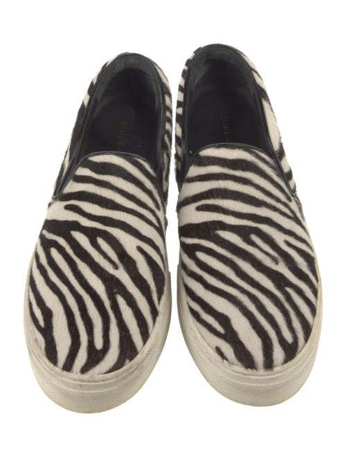 Celine Ponyhair Animal Print Sneakers