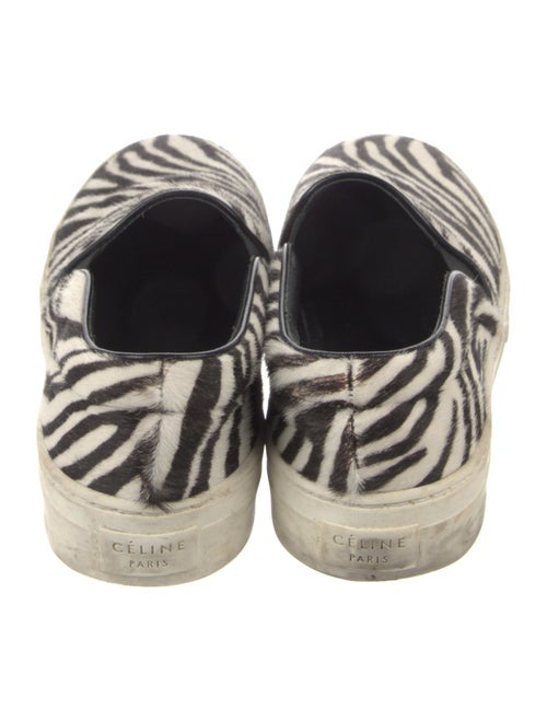 Celine Ponyhair Animal Print Sneakers