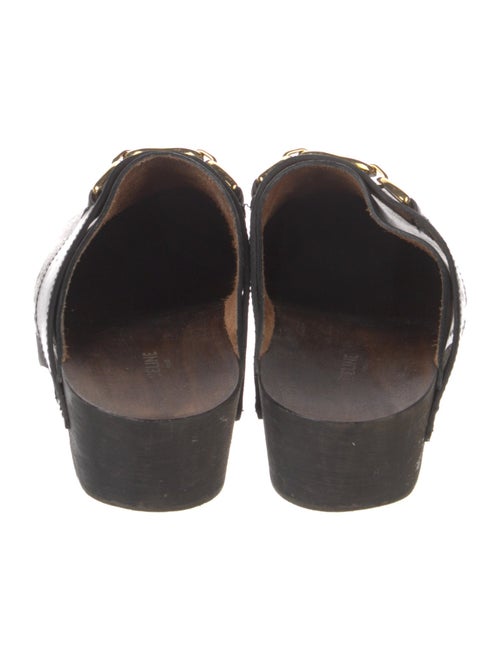 Celine Horsebit Accent Leather Mules